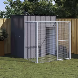 Ce poulailler avec cour est un choix parfait pour vos poulets, poules et autres petits animaux et les maintient à l'aise. Uti ...