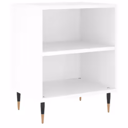 VidaXL 826768, Blanc, Fer, Bois, 400 mm, 300 mm, 500 mm, 1 pièce(s)