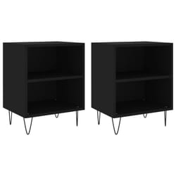 VidaXL 826783 Table de nuit et table de chevet Noir