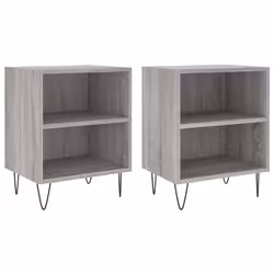 VidaXL 826793, Chêne, Fer, Bois, 400 mm, 300 mm, 500 mm, 2 pièce(s)