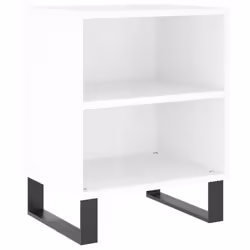 VidaXL 826801 Table de nuit et table de chevet Blanc - Vue supplémentaire 4