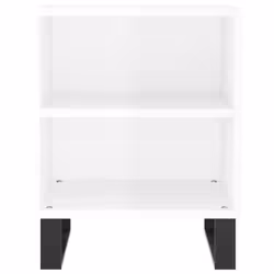 VidaXL 826801 Table de nuit et table de chevet Blanc - Vue supplémentaire 5