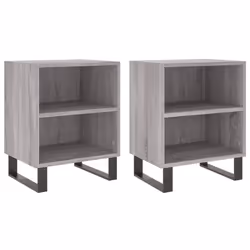 VidaXL 826809, Chêne, Fer, Bois, 400 mm, 300 mm, 500 mm, 2 pièce(s)