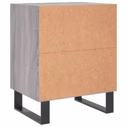 VidaXL 826809 Table de nuit et table de chevet Chêne - Vue supplémentaire 7