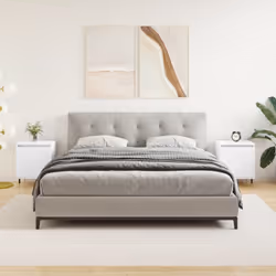 Ces tables de chevet au design élégant sont un supplément intemporel à votre décoration intérieure. Matériau durable : le boi ...