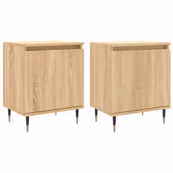 VidaXL 826819, Chêne, Fer, Bois, 400 mm, 300 mm, 500 mm, 2 pièce(s)