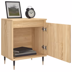 VidaXL 826819 Table de nuit et table de chevet Chêne - Vue supplémentaire 4