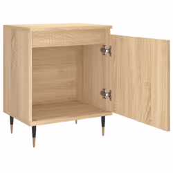 VidaXL 826819 Table de nuit et table de chevet Chêne - Vue supplémentaire 6