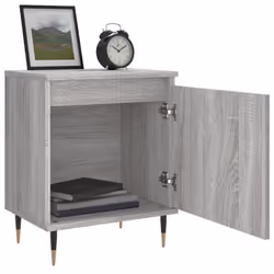 VidaXL 826824 Table de nuit et table de chevet Chêne - Vue supplémentaire 4