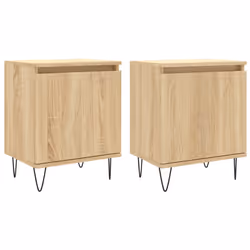 VidaXL 826835, Chêne, Fer, Bois, 400 mm, 300 mm, 500 mm, 2 pièce(s)