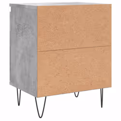 VidaXL 826837 Table de nuit et table de chevet Couleur du béton - Vue supplémentaire 8