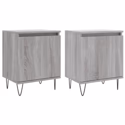VidaXL 826841, Chêne, Fer, Bois, 400 mm, 300 mm, 500 mm, 2 pièce(s)