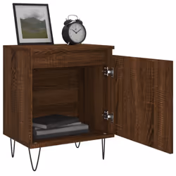 VidaXL 826842 Table de nuit et table de chevet Chêne - Vue supplémentaire 4