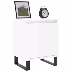 VidaXL 826845 Table de nuit et table de chevet Blanc