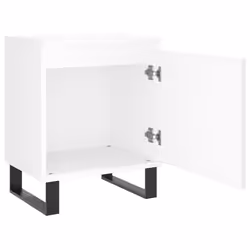 VidaXL 826845 Table de nuit et table de chevet Blanc - Vue supplémentaire 5
