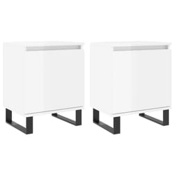 VidaXL 826849 Table de nuit et table de chevet Blanc