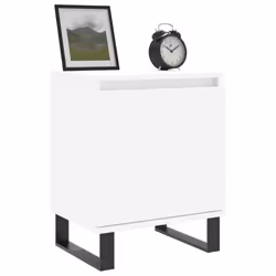 VidaXL 826849 Table de nuit et table de chevet Blanc