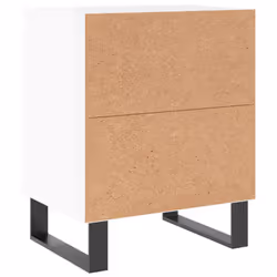 VidaXL 826849 Table de nuit et table de chevet Blanc - Vue supplémentaire 7
