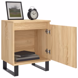 VidaXL 826851 Table de nuit et table de chevet Chêne - Vue supplémentaire 4