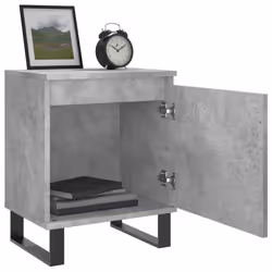 VidaXL 826853 Table de nuit et table de chevet Couleur du béton - Vue supplémentaire 4
