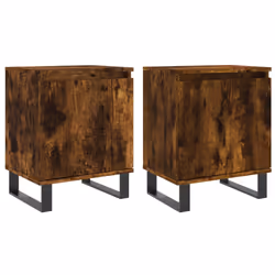 VidaXL 826855, Chêne, Fer, Bois, 400 mm, 300 mm, 500 mm, 2 pièce(s)