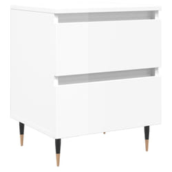 VidaXL 826865 Table de nuit et table de chevet Blanc