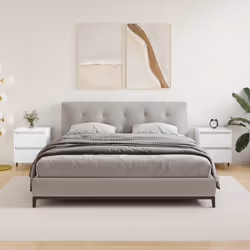 VidaXL 826865 Table de nuit et table de chevet Blanc