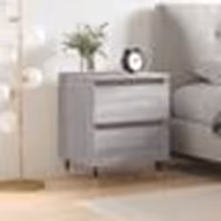 vidaXL Table de chevet sonoma gris 40x35x50 cm bois d’ingénierie