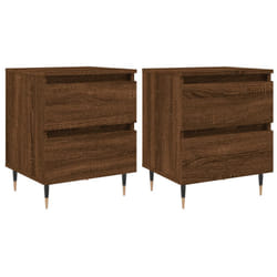 VidaXL 826875 Table de nuit et table de chevet Chêne