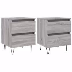 VidaXL 826889, Chêne, Fer, Bois, 400 mm, 350 mm, 500 mm, 2 pièce(s)