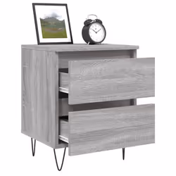 VidaXL 826889 Table de nuit et table de chevet Chêne - Vue supplémentaire 4