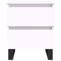 VidaXL 826893 Table de nuit et table de chevet Blanc - Vue supplémentaire 5