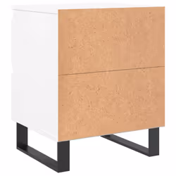 VidaXL 826893 Table de nuit et table de chevet Blanc - Vue supplémentaire 8