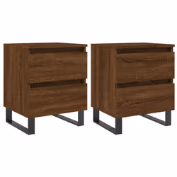VidaXL 826907, Chêne, Fer, Bois, 400 mm, 350 mm, 500 mm, 2 pièce(s)