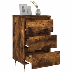VidaXL 826919 Table de nuit et table de chevet Chêne - Vue supplémentaire 4