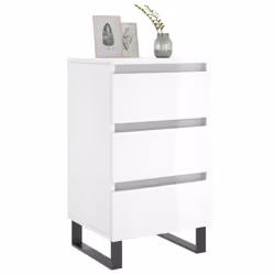 VidaXL 826945 Table de nuit et table de chevet Blanc