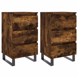 VidaXL 826951, Chêne, Fer, Bois, 400 mm, 350 mm, 690 mm, 2 pièce(s)