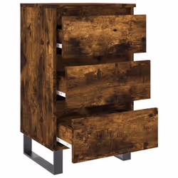 VidaXL 826951 Table de nuit et table de chevet Chêne - Vue supplémentaire 6