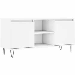 Ce meuble TV avec un grand espace de rangement est un complément pratique et attrayant pour votre salon ou votre chambre à co ...