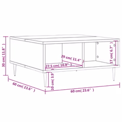 VidaXL 827028 Table à café, latérale et de salon - Vue supplémentaire 8