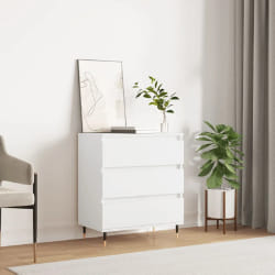 VIDAXL Buffet Blanc 70 cm