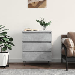 Vidaxl - Buffet Gris béton 60x35x70 cm Bois d'ingénierie