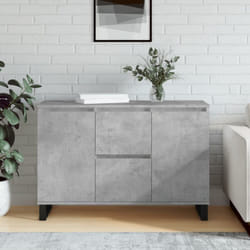 Vidaxl - Buffet gris béton 104x35x70 cm bois d'ingénierie