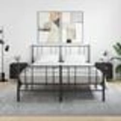 vidaXL Tables de chevet 2 pcs noir 40x35x47,5 cm bois d’ingénierie