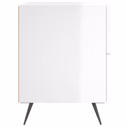 VidaXL 827248 Table de nuit et table de chevet Blanc - Vue supplémentaire 5