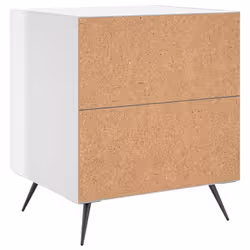 VidaXL 827248 Table de nuit et table de chevet Blanc - Vue supplémentaire 6