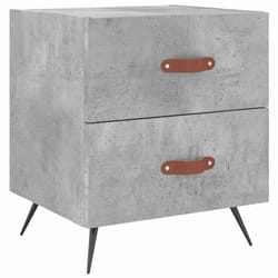 VidaXL 827252 Table de nuit et table de chevet Couleur du béton