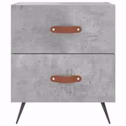 VidaXL 827252 Table de nuit et table de chevet Couleur du béton - Vue supplémentaire 4