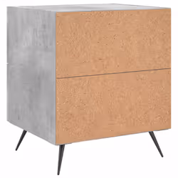 VidaXL 827252 Table de nuit et table de chevet Couleur du béton - Vue supplémentaire 6