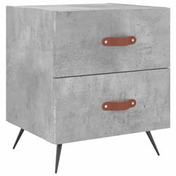 VidaXL 827253 Table de nuit et table de chevet Couleur du béton